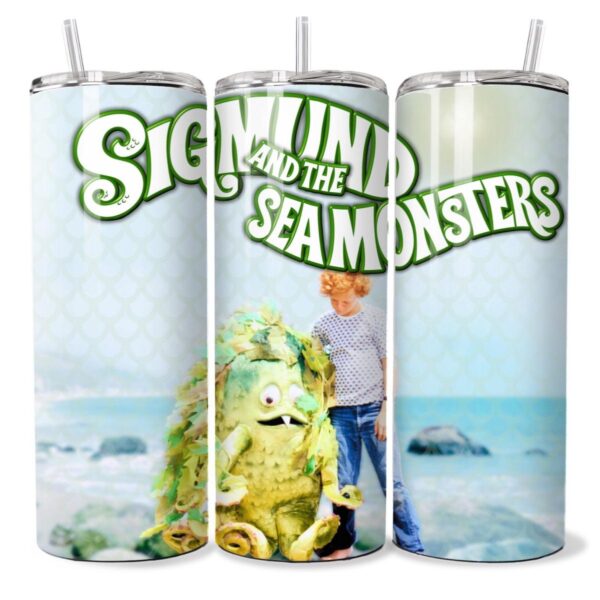 TV Sigmund and the Seamonsters Retro Inspired 20oz Slim Stainless Steel Tumbler